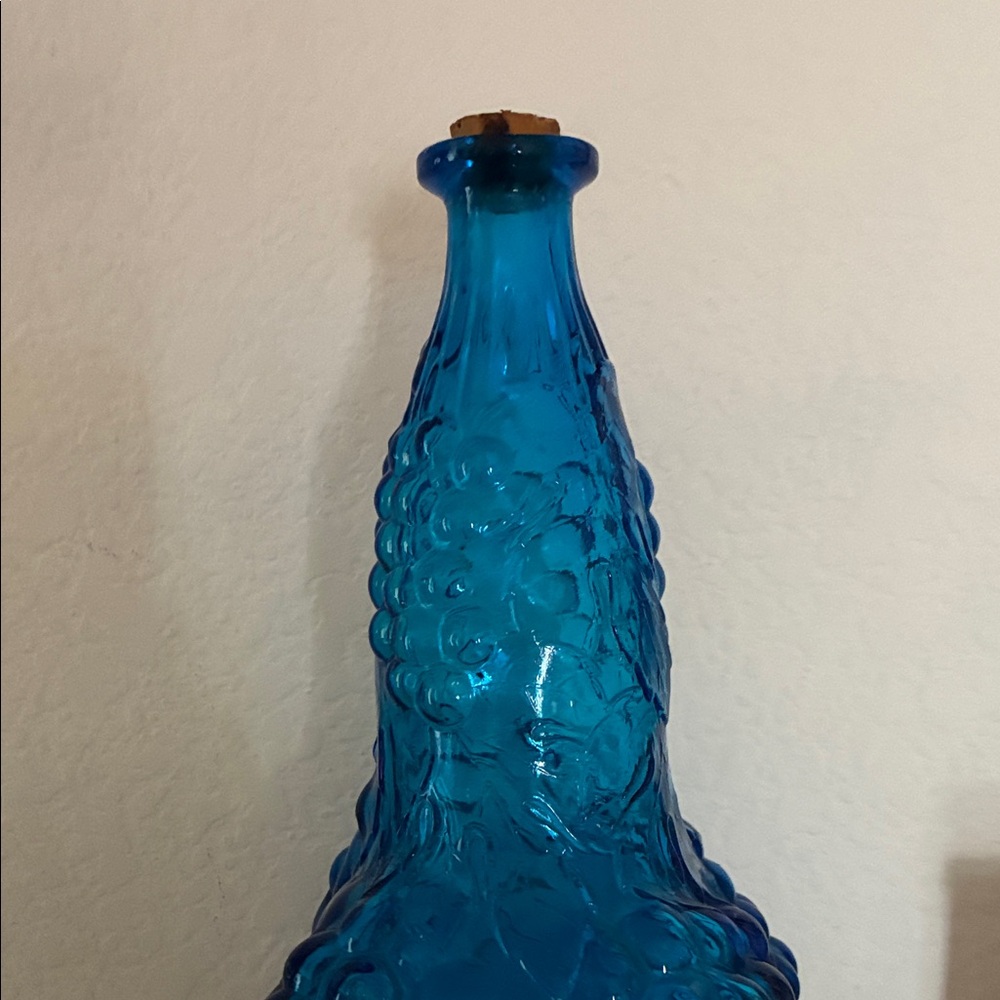 Blue Decorative Glass Vase - Home Accents - Picture 3 of 3